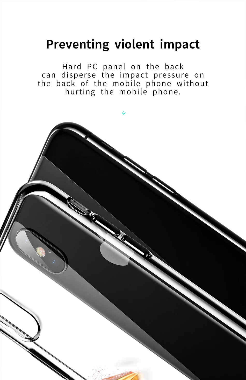 Чехол для телефона Baseus для iPhone 11 Pro Max Xs X, чехол с ремешком, защита от падения, прозрачная защитная задняя крышка для iPhone Xs Max X, Fundas