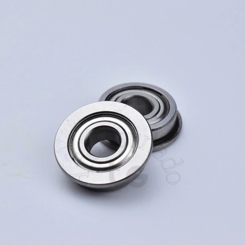 Flange Bearing 10pcs F695ZZ 5*13(15)*4(mm) free shipping chrome steel Metal Sealed High speed Mechanical equipment parts | Обустройство