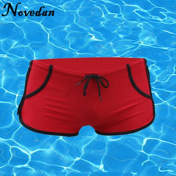 Новинка 2017 Мужские дышащие плавки сексуальные хит продаж боксеры пляжные