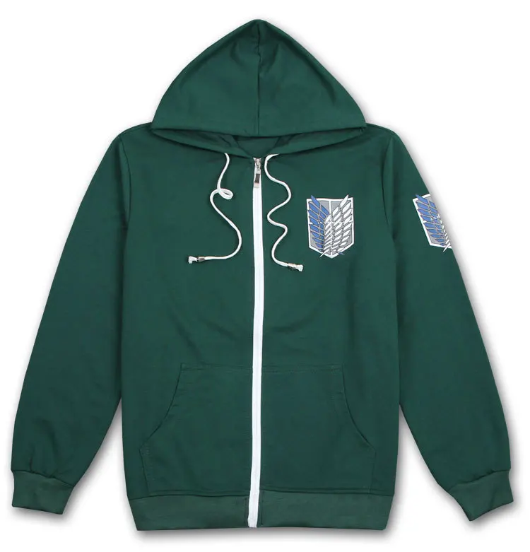 Толстовка для косплея из аниме атака на Титанов толстовка с капюшоном