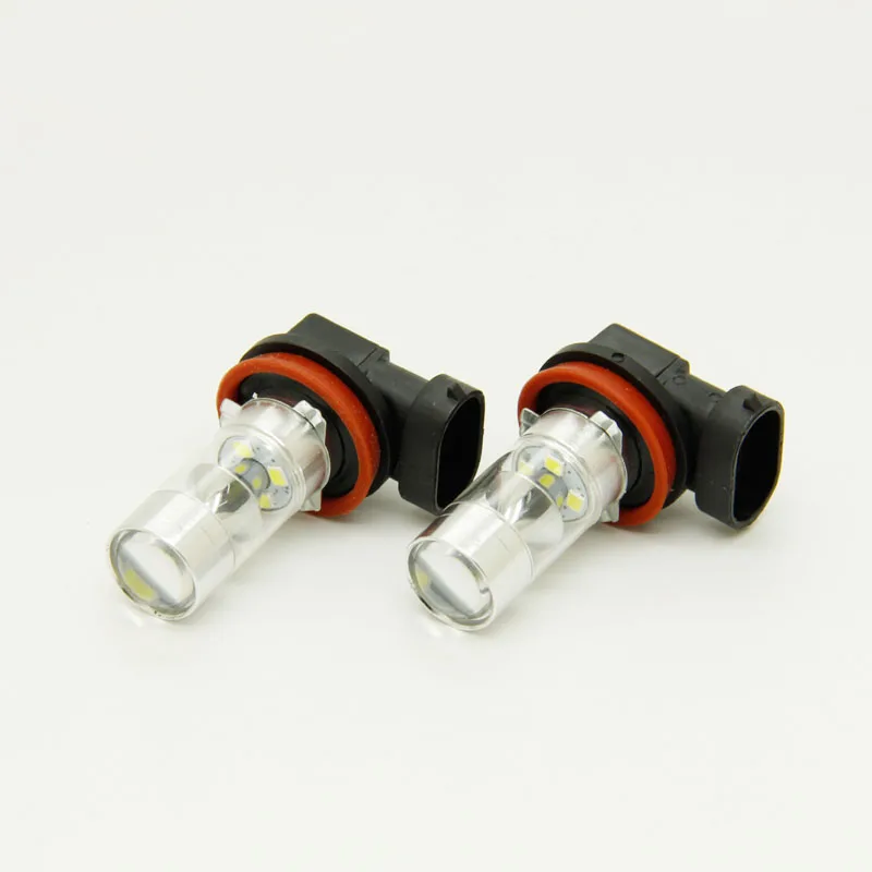 Супер яркая белая противотуманная лампа H11 высокой мощности 3030 60 Вт 12smd 6000K 2