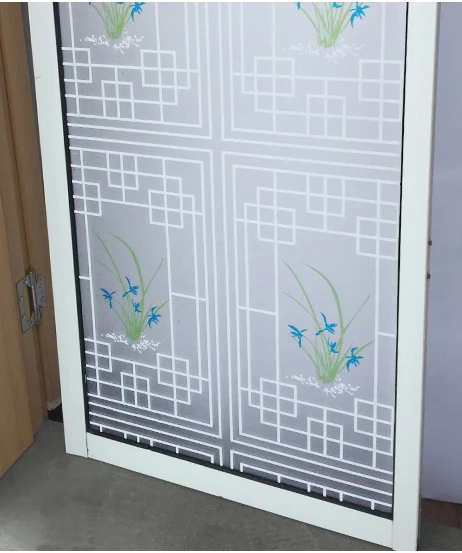 wide45cm long100cm 45X100 см матовая витражная плёнка на стекла, окна, фольги, самоклеющиеся наклейки на окна из ПВХ, водонепроницаемая спальня ванная комната - Цвет: wide45cm long100cm