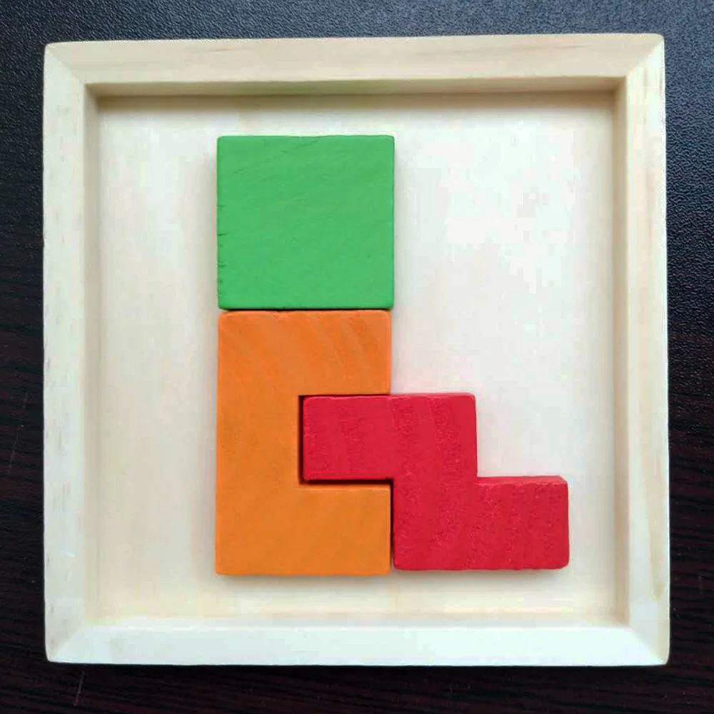 Детская головоломка для детей от 3 до 7 лет|jigsaw board|wooden tetrisbrain teaser |