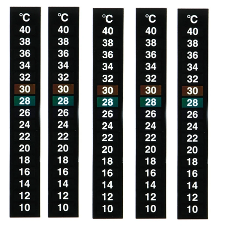 5pcs 1/3/5 шт./лот беспроводной инфракрасный датчик, который крепится цифровой аквариума термометр холодильник Стикеры Температура измерение температуры Стикеры s инструменты - Цвет: 5pcs