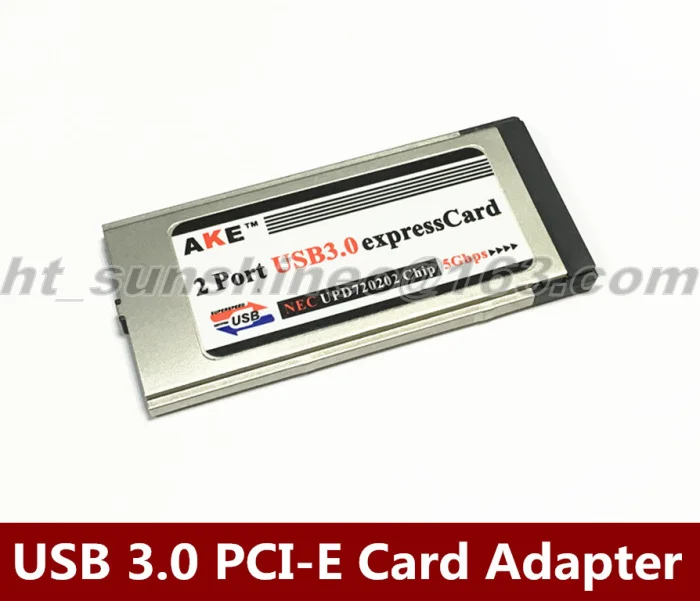 Совершенно новый ноутбук MacPro PCI Express на USB 3 0 E адаптер карт 5 Гбит/с PCMCIA два порта 34