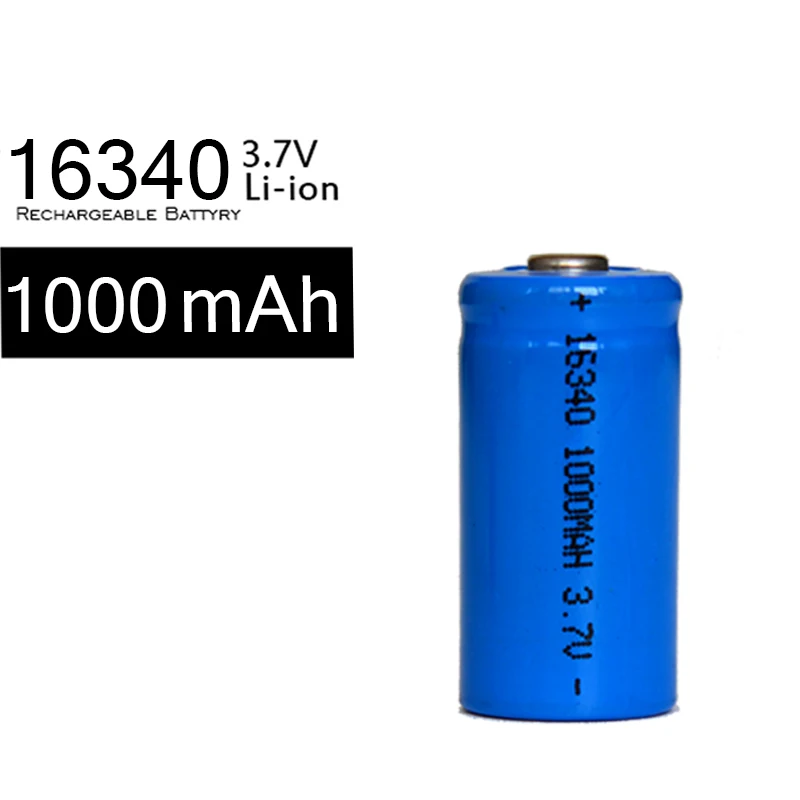 4Pcs/lot Freeshipping Neutral Rechargeable 16340 3.7V 1000mah Li-ion Battery CR 123A Lithium | Электроника