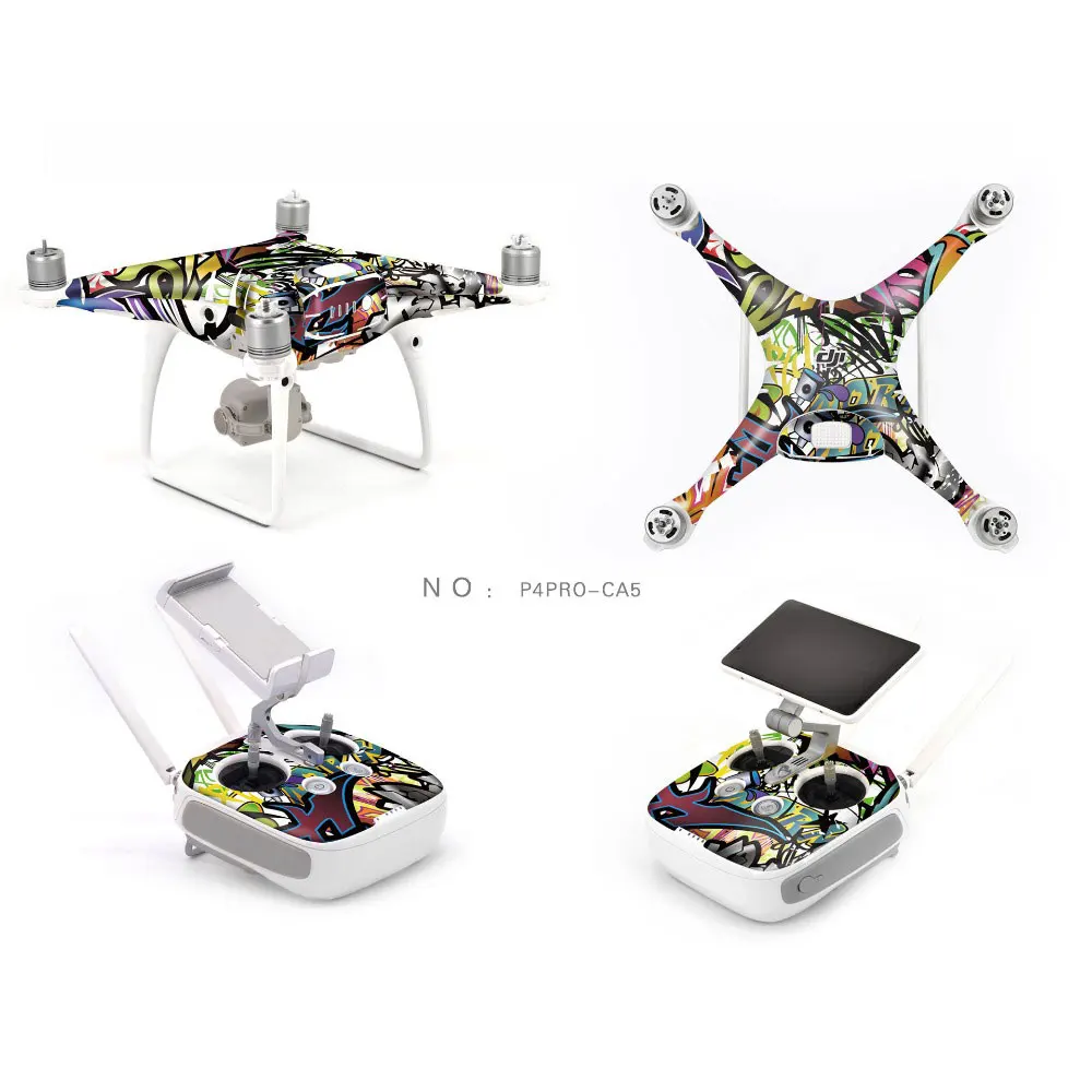 Наклейки PGYTECH наклейки для Phantom 4 PRO (body + RC) Дрон с камерой аксессуары Квадрокоптер