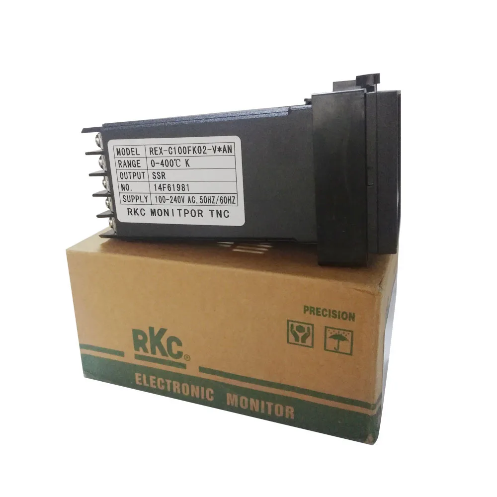 REX C100 цифровой PID контроллер контроля температуры Термостат реле выход от 0 до 400C с