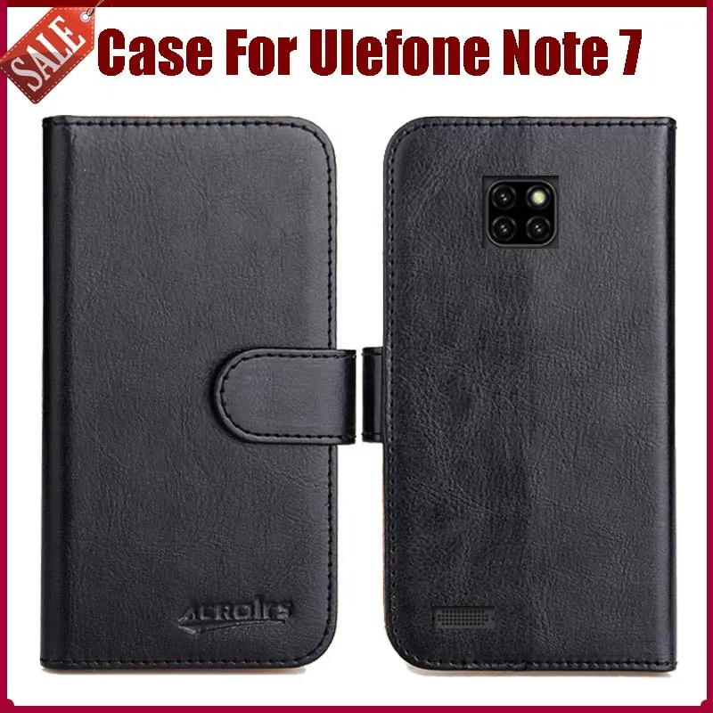 Горячая распродажа! Чехол Ulefone Note 7 Новое поступление 6 цветов искусственная кожа