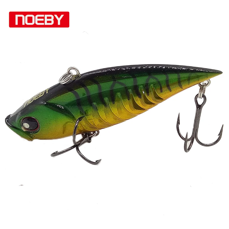 Noeby 1 шт. опускается на дно VIB приманка 7 5 см 18 г 0 8 м с высокочастотный крючок VMC