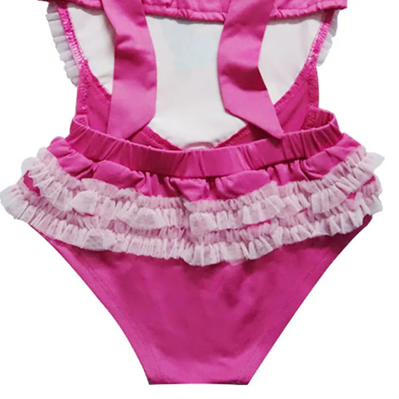 One Piece Swimsuit for Girls Cute Heart Trolls moana Lace Children's Cosplay Costume | Детская одежда и обувь