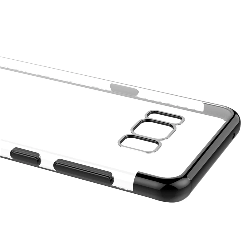 Высококачественный мягкий чехол для samsung galaxy S8 plus прозрачный силиконовый гладкий