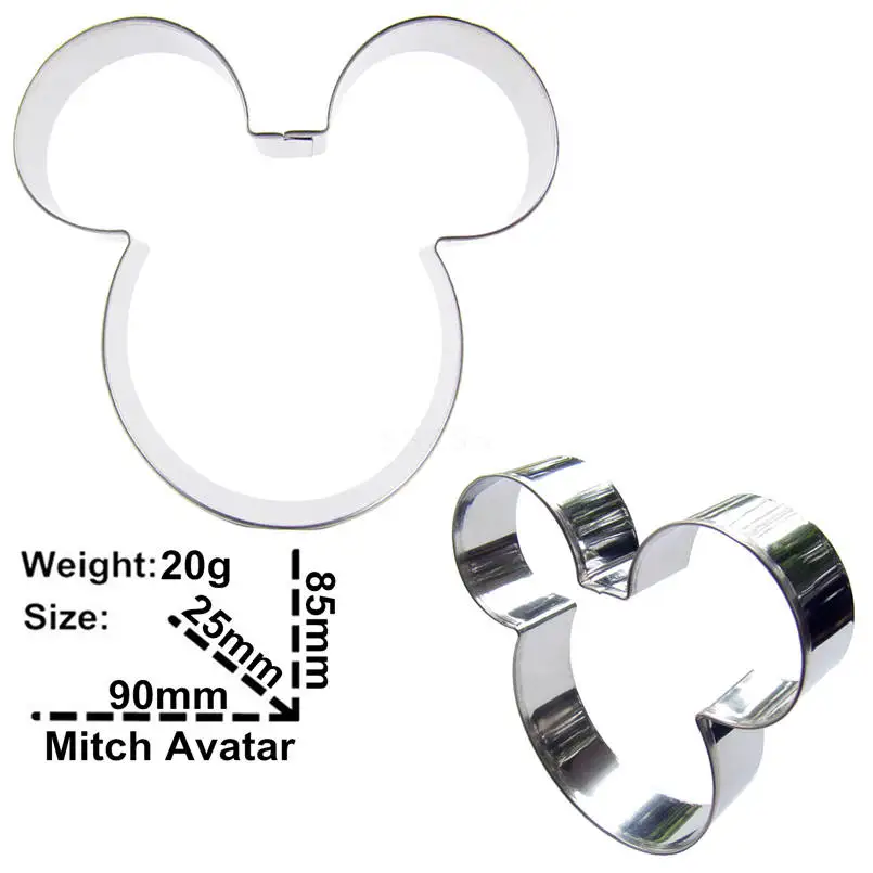 Прямые продажи большая голова мыши портретной формы торта украшения помадки