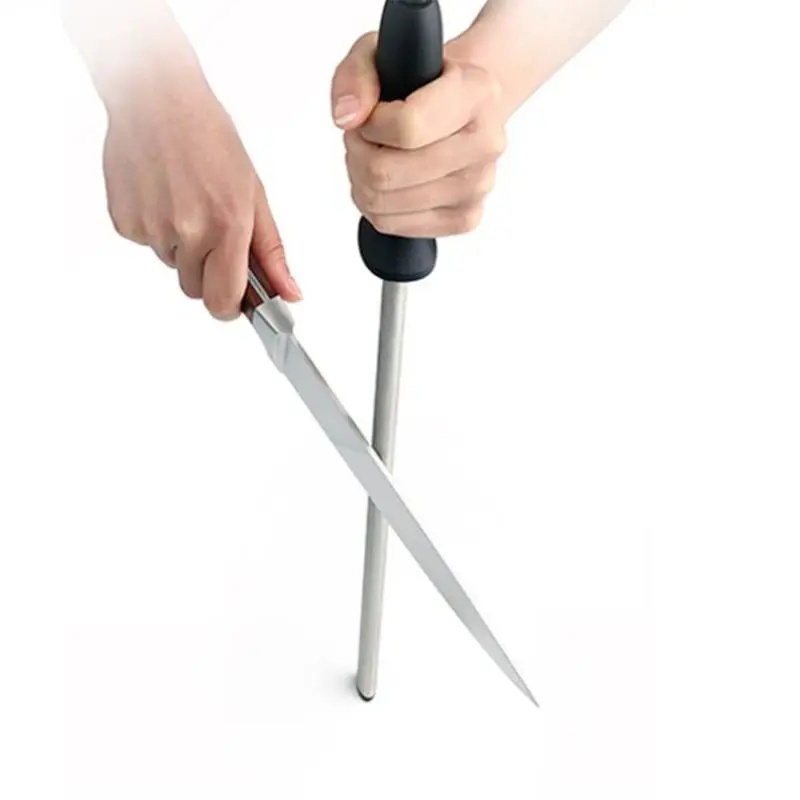 Diamond Carbon Steel Professional Knife Sharpener Rod | Kitchen Home or Hunting Master Chef Hunter Gourmet Blade Sha Дом и сад