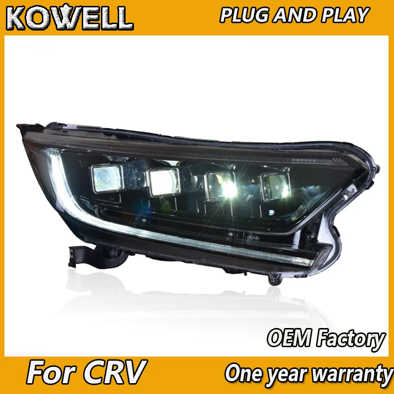 Автомобильный стайлинг KOWELL для Honda 2017-2019 светодиодный светильник CRV дхо передний