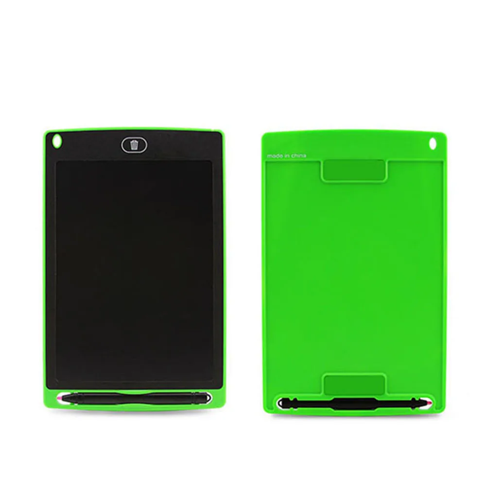 Green 8,5 ''портативный Смарт ЖК-планшет для письма электронный блокнот для рисования графическая доска со стилусом ручка с батареей подарок для детей - Цвет: Green