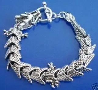 Замечательный браслет с драконом бесплатная доставка|silver bracelet|silver bamboo braceletsilver