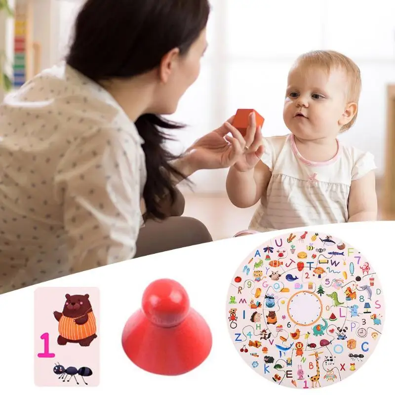 

Kid Puzzle Parent-Child Interactive Desktop Game Finding Picture Jigsaw Toy