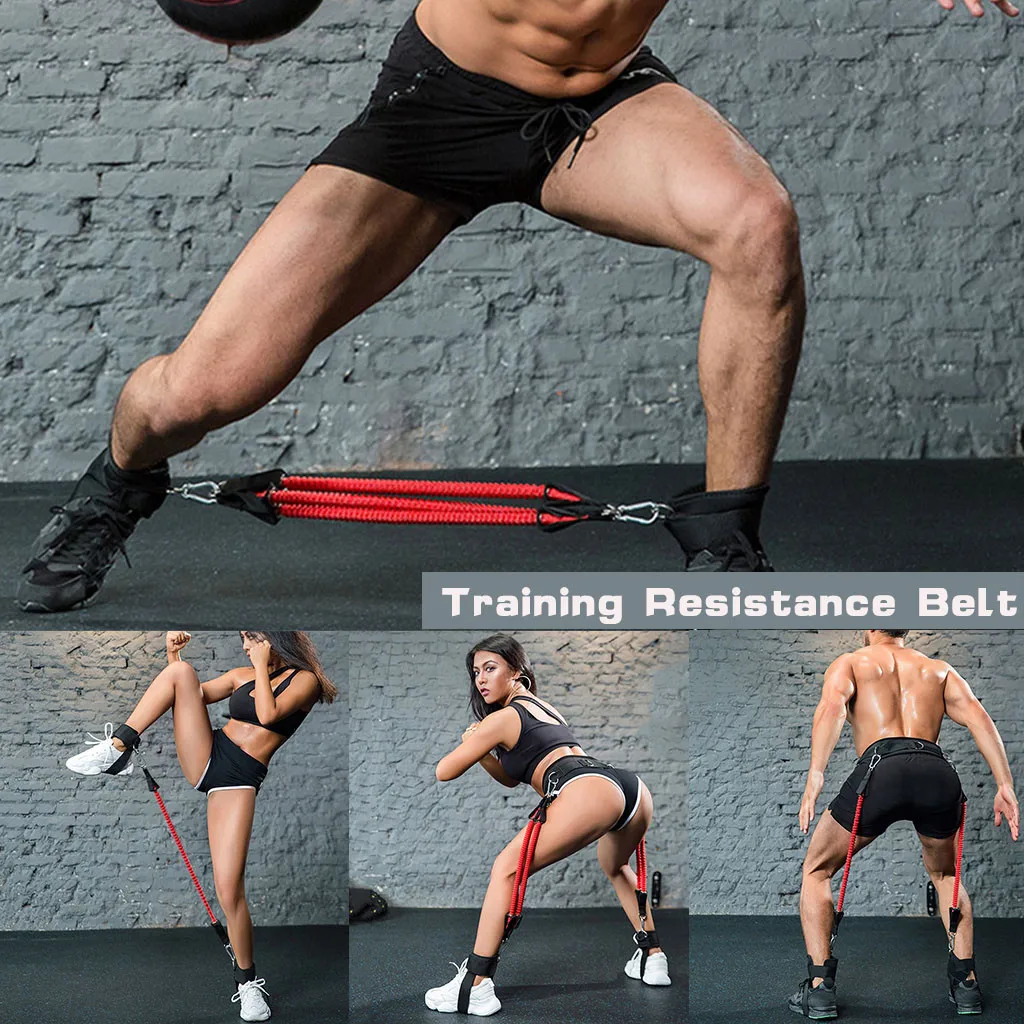 Набор эластичных лент для фитнеса тренировочный пояс тренировки ног мышц