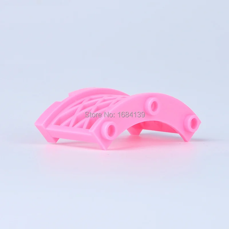 30pcs/Lot Corner bend Fence Knobs Garden DIY Block Brick Parts Assemble Particles Pink Castle City Restaurant Accessories | Игрушки и