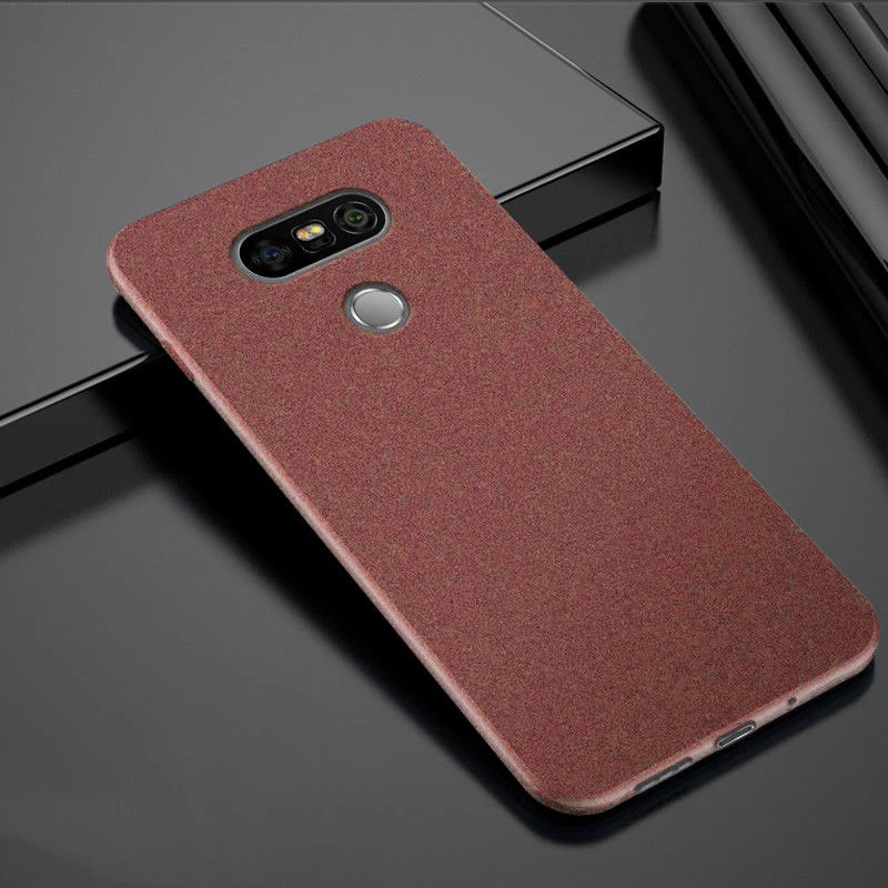 Чехол для LG G6 G7 G5 G4 V30 V40 Q8 G8 ThinQ K40 L50 K12 ThinQ Q60 Анти отпечатков пальцев Чехол Мягкий матовый Ультратонкий чехол-накладка из ТПУ чехол - Цвет: Wine