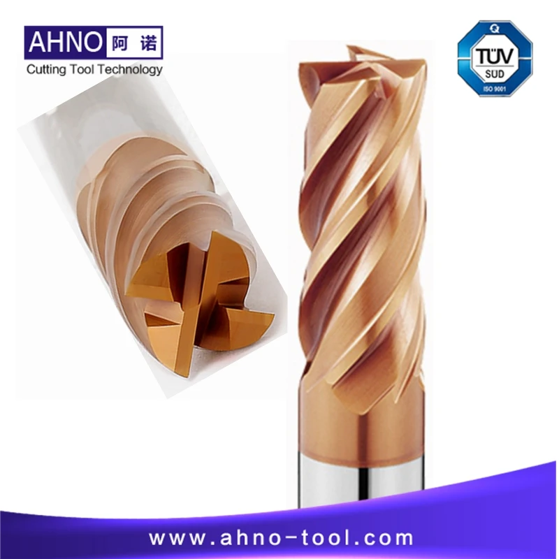20 шт. D10.0x25mm L75mm AHNO карбидные концевые фрезы с 4 флейтами или 2 флейты для фрезерных