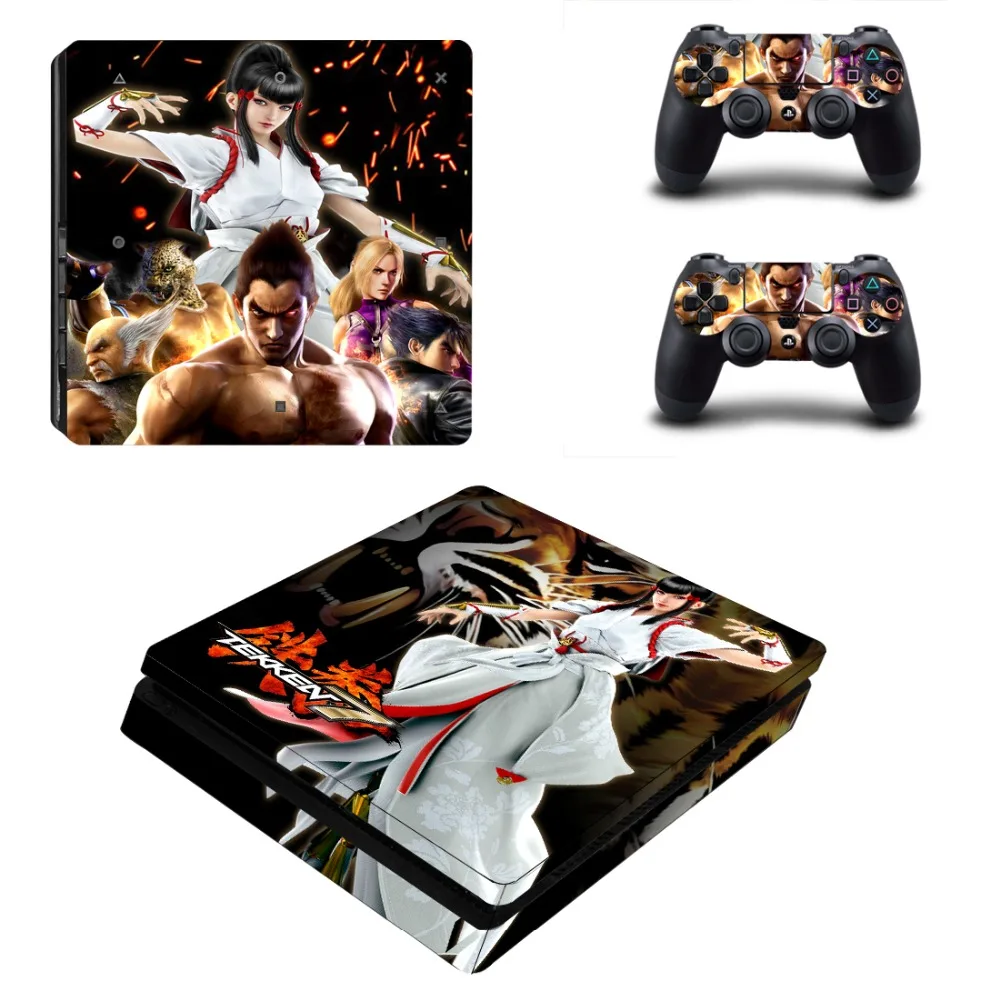 Игровая наклейка Tekken 7 PS4 Slim Skin для консоли Sony PlayStation 4 и контроллеров Виниловая
