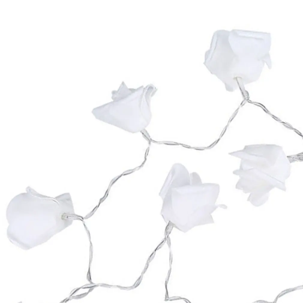 1.2M 10 LED Rose Battery Light Box Decorative Photo Clip Simulation String | Лампы и освещение