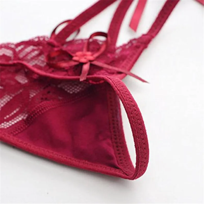 #2533 Для женщин сексуальное женское белье Кружево стринги трусики Трусики для
