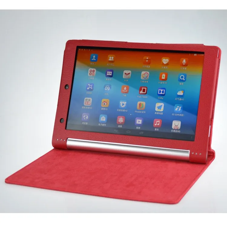 Чехол личи для lenovo YOGA Tablet 10 HD+ 10,1 B8000 B8000-H/F B8080 B8080-f B8080-H B8080-X чехол для планшета из искусственной кожи+ ручка