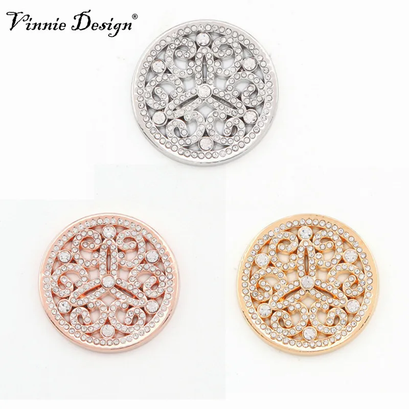 Vinnie дизайн ювелирных изделий 33 мм Проложить диск монета подходит в рамке кулон