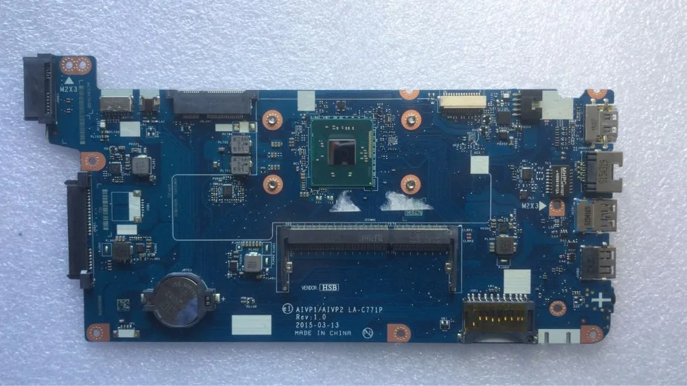 Abdo lenovo 100-15IBY B50-10 AIVP1/AIVP2 LA-C771P Материнская плата ноутбука Процессор 3540 DDR3 Тесты ОК