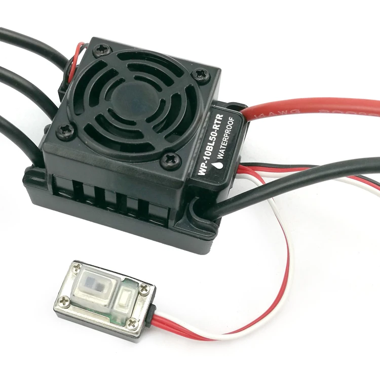 100A Waterproof Brushless ESC Speed Controller 2S 4S Lipo NiMH Fit 3650 3660 Motor For 1/10 RC Car Double Plug WP S8A RT R|motor for|esc speed
