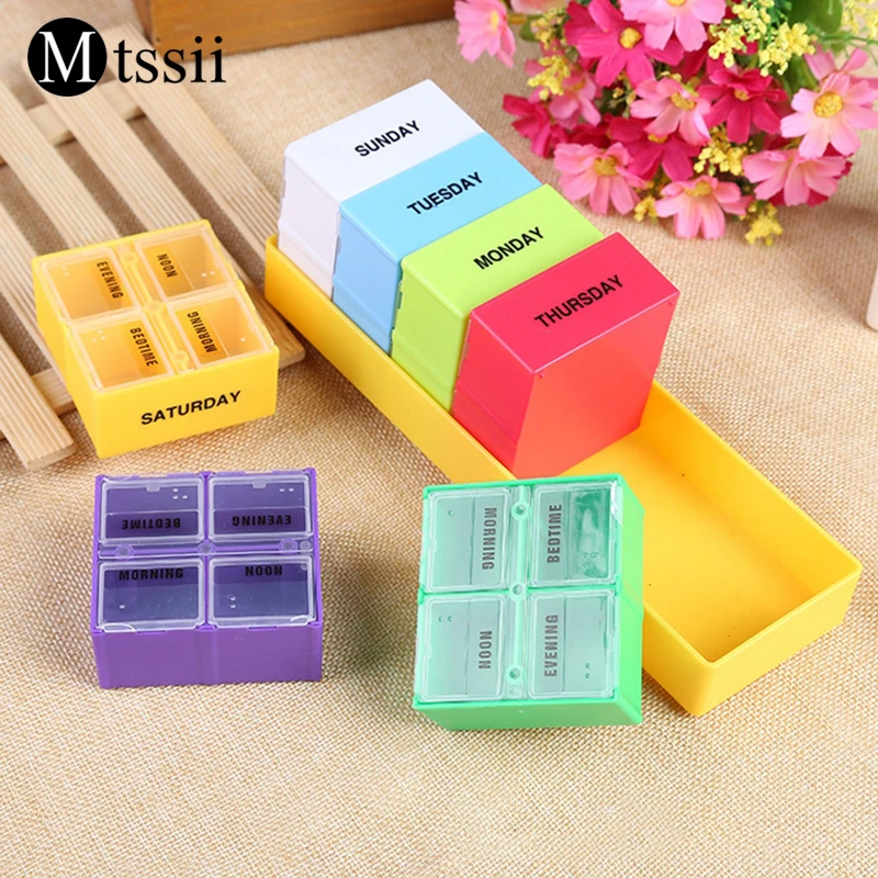 Mtssii 7 цветов Creative Nail Книги по искусству аксессуары Пластик ящик для хранения