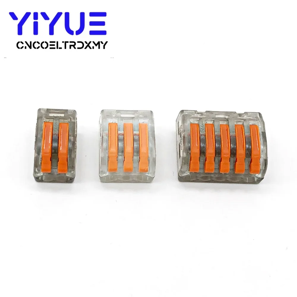 Мини-разъем fast Wire 222-412/413/415 Универсальный Компактный соединитель проводки