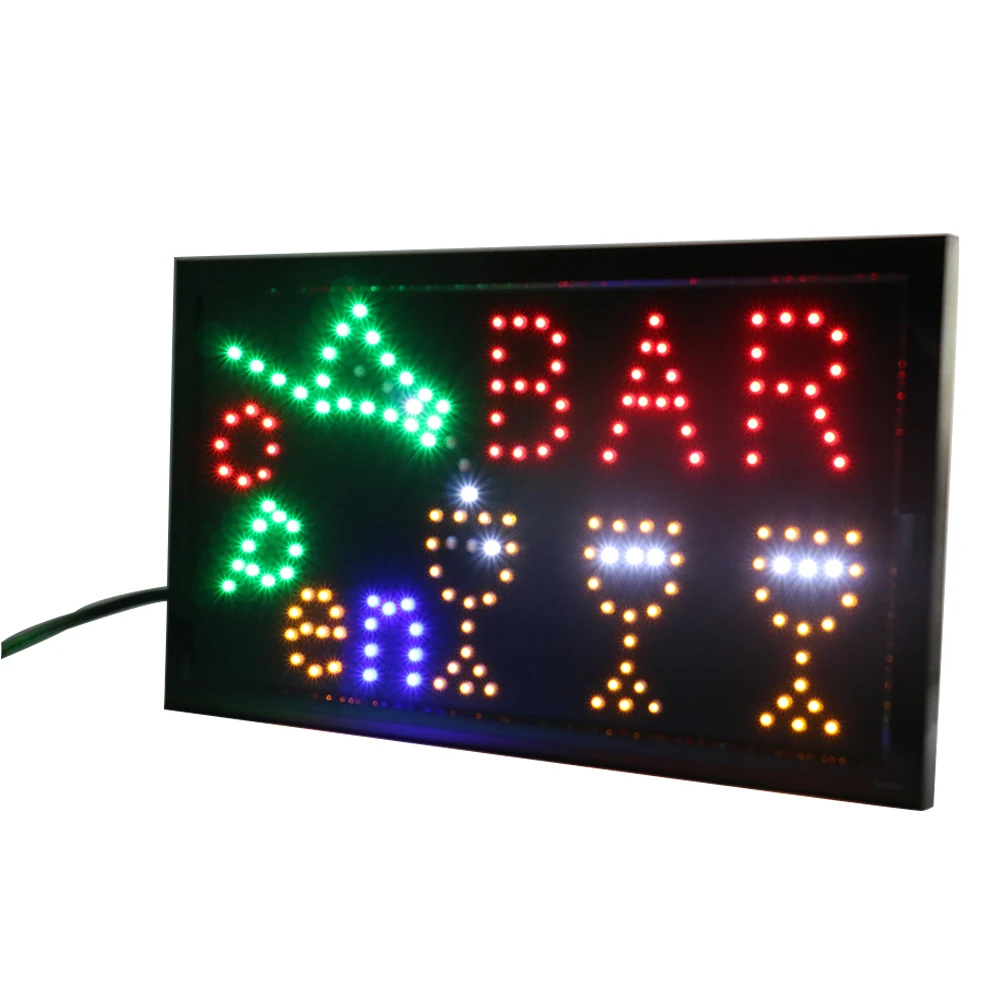 

CHENXI 33 Styles New Led Bar Light Board Signs PVC Frame Window Display 10X19 inch Indoor for Beer Pub Drinking Store Business