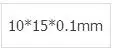 Золотой Платиновый электрод 10*10*0,1 мм Платиновый пластинчатый электрод чистоты 99,99 Платиновый электрод для ассистента - Цвет: Золотой