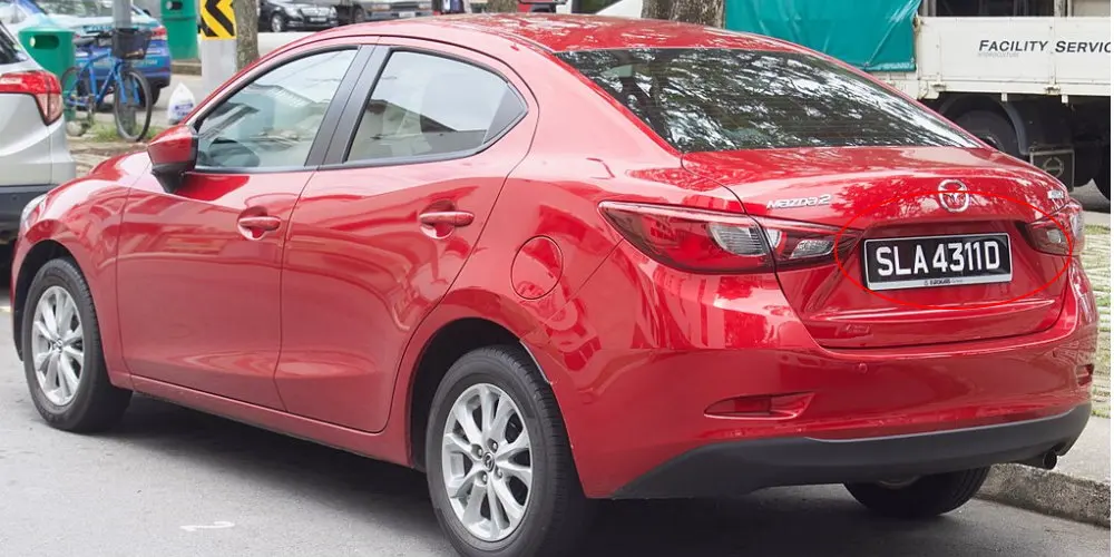 Liandlee автореверса сзади Камера для Mazda 2 Demio DJ~ /HD CCD назад парковка Камера работы С автозавод Экран