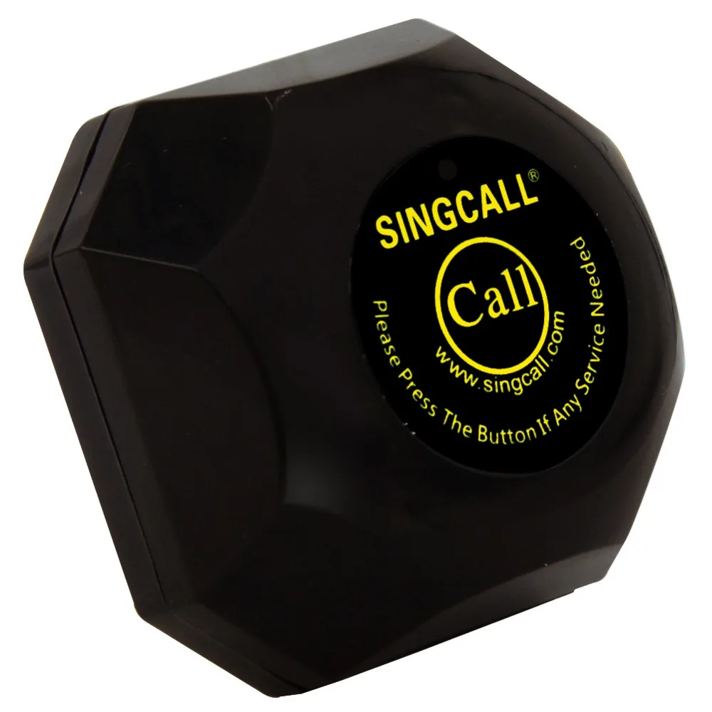 Беспроводная система вызова SINGCALL настольная пейджинговая 15 шт. APE560 черные звонки