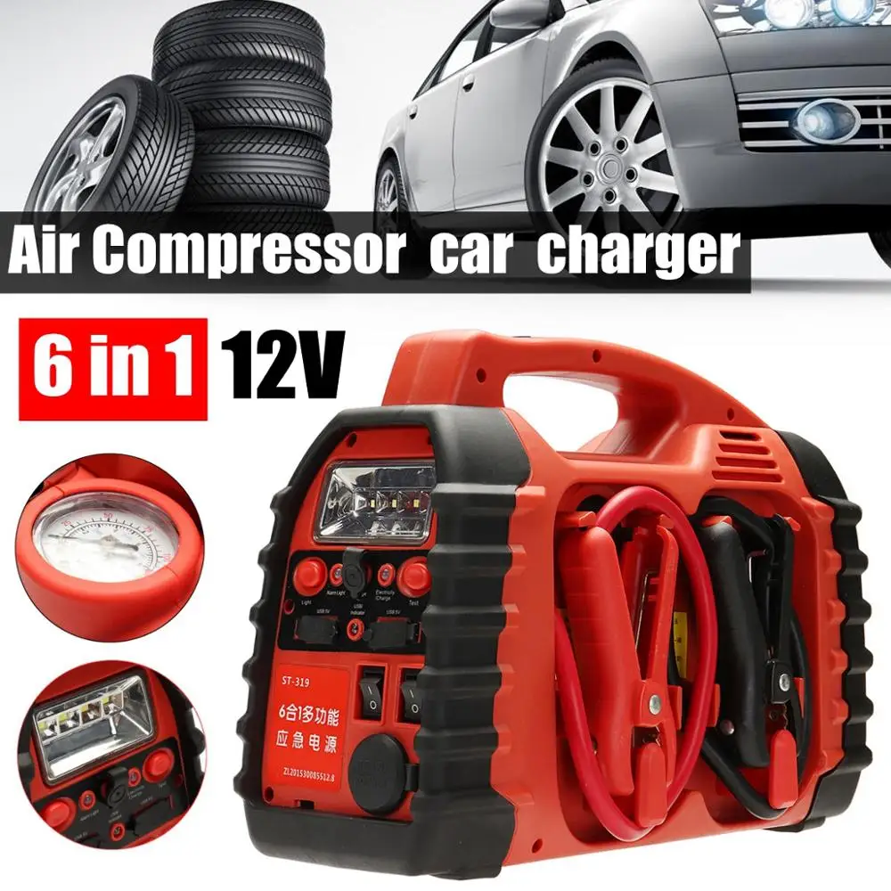 12V воздушный компрессор автомобильный Батарея Зарядное устройство Auto Перейти