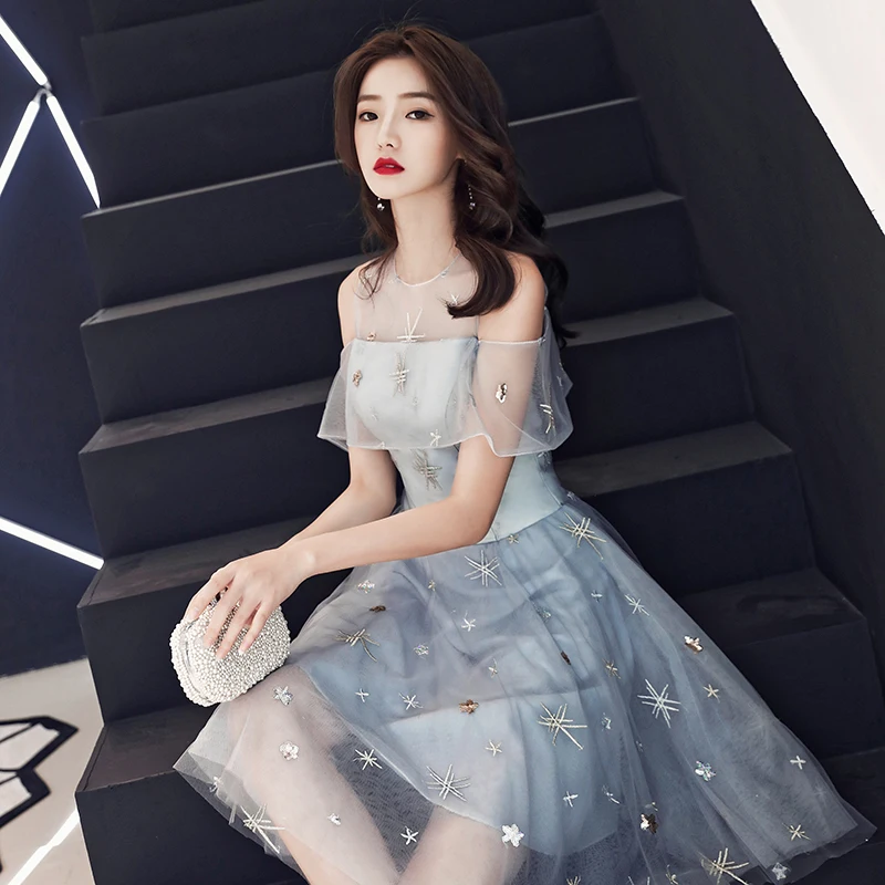 Элегантное коктейльное платье для невесты с короткими рукавами а силуэт