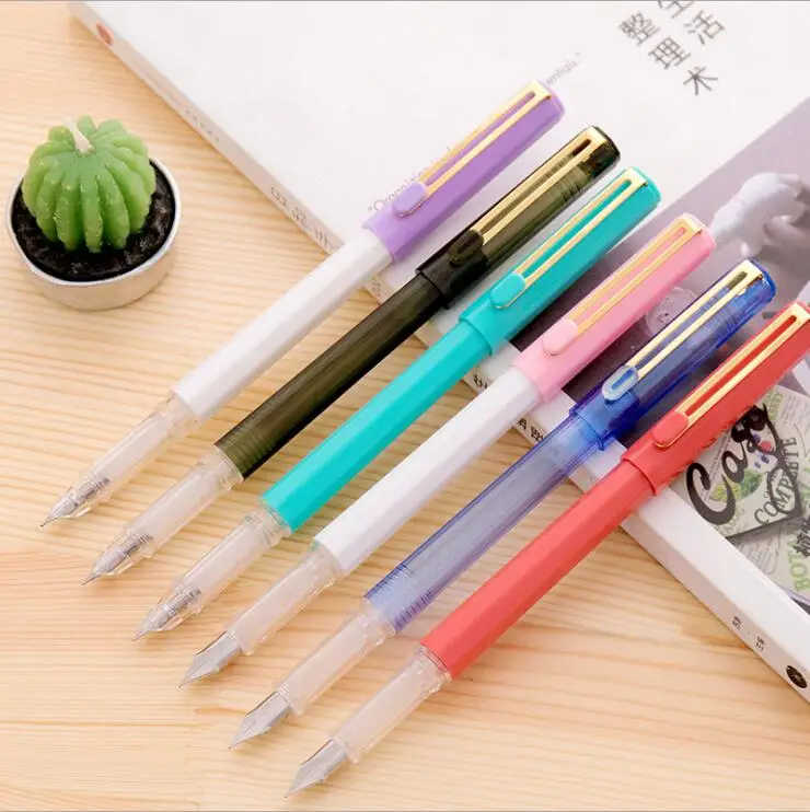 High Quality Writing Fountain pen ink nib Pocket Penna stilografica Stationery quill Vulpen Stylo plume 03878|Перьевые ручки| |