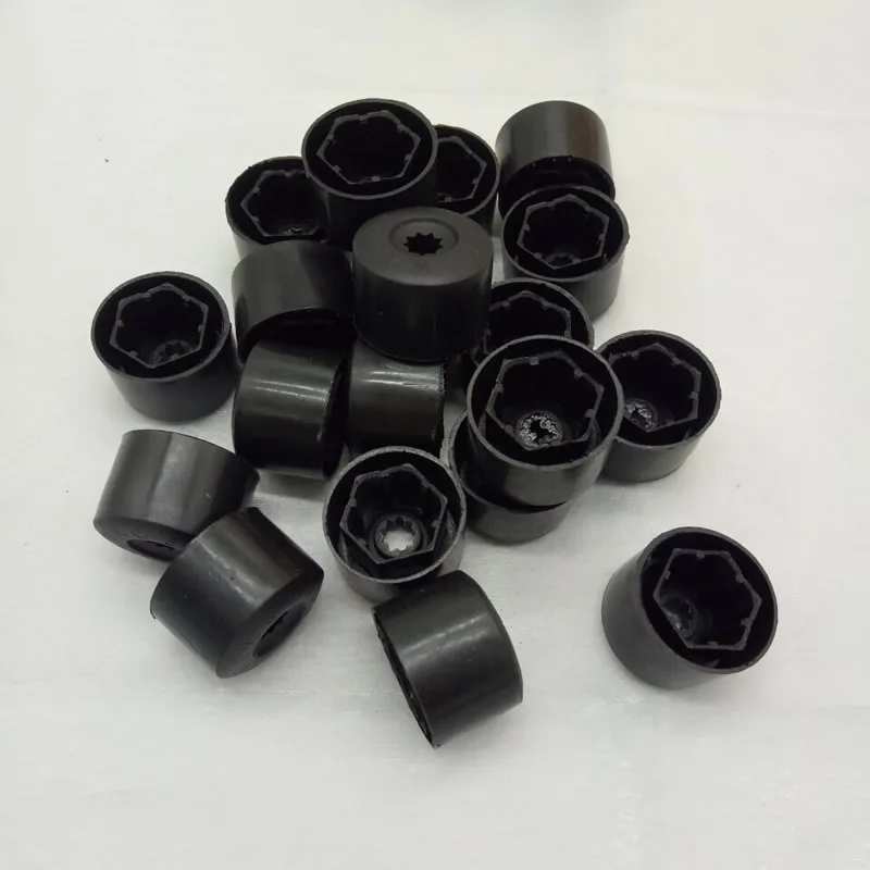 20PCS Black Tire Wheel Screw Bolts Protection Caps Car Tyre Hub Covers For Volkswagen Passat Jetta Polo Golf MK4 | Автомобили и
