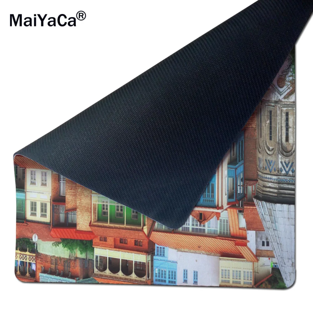 Новинка коврик для мыши MaiYaCa Грузия Тбилиси Нескользящий Резиновый 18*22 см и 25*29
