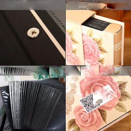 Детский 6-дюймовый фотоальбом большой емкости с мультяшной обложкой для