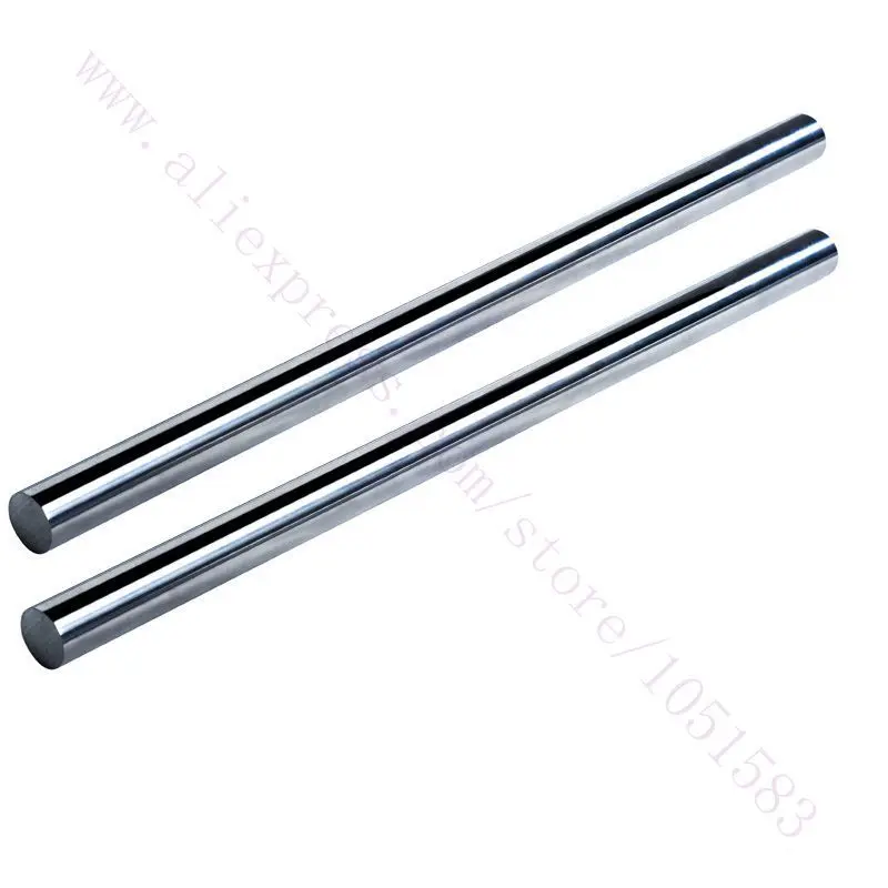 

Free Shipping, 2pcs/lot M8*405mm Chrome plated Steel Linear Axises for Reprap prusa i3 3D printer use