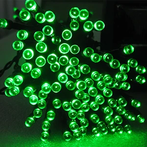 17m 100leds/string solar led string light with different colors | Освещение