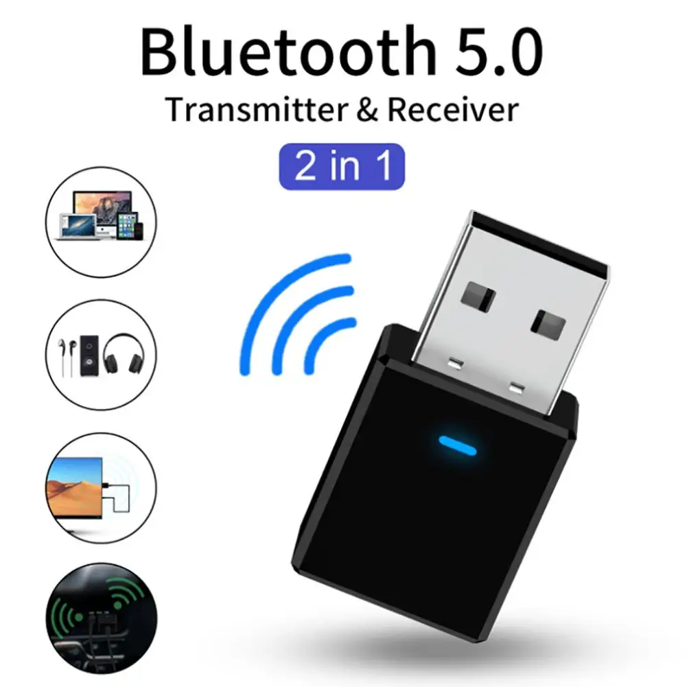 SY317 Bluetooth 5 0 приемник передатчик 2 в 1 портативный USB автомобильный беспроводной