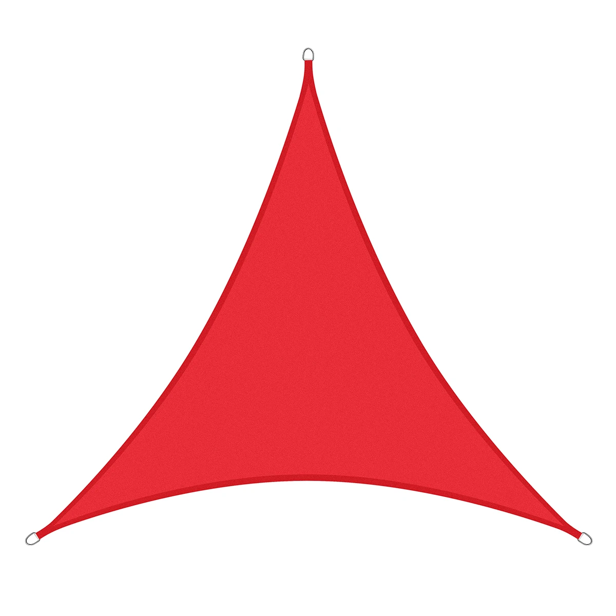 300D Waterproof Polyester Awning Sun shading net Sun Shade Sail Outdoor Sun Shelter Bright Red color