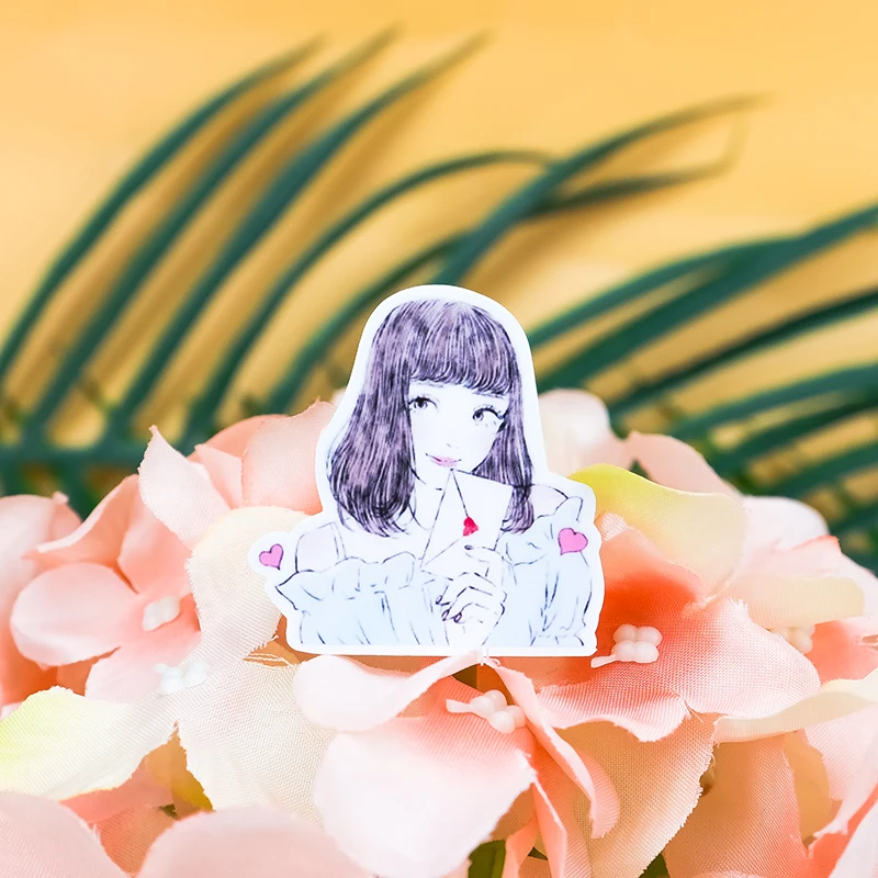 40 шт. милые самодельные декоративные наклейки Sen girl life клейкие DIY украшения